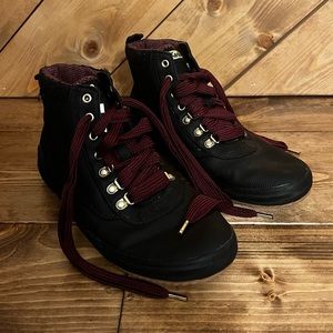 Keds Scout II Water Resistant Canvas Rain Boot, Black Size 9